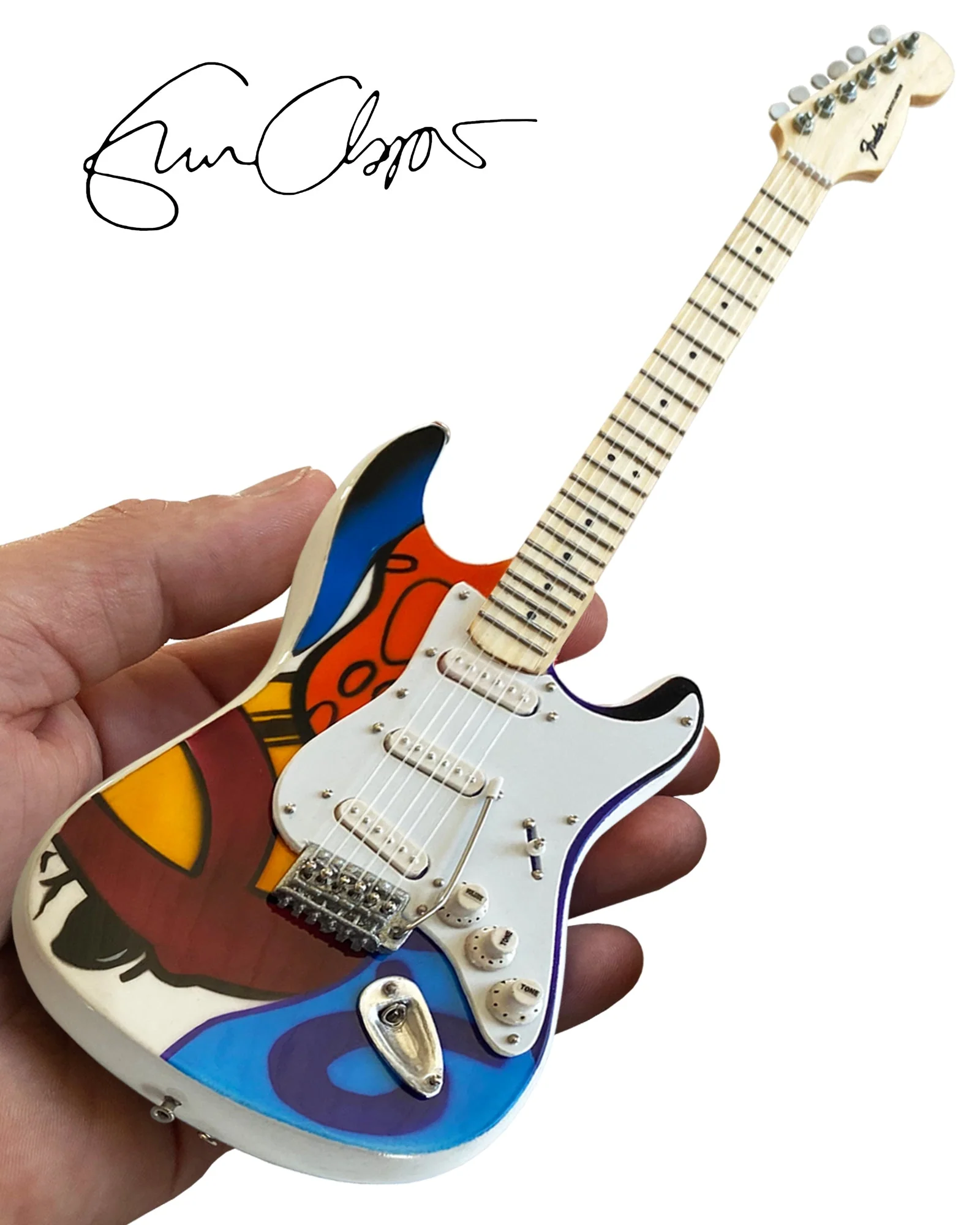 ERIC CLAPTON - CRASH 2 TRIBUTE - MINI GUITAR