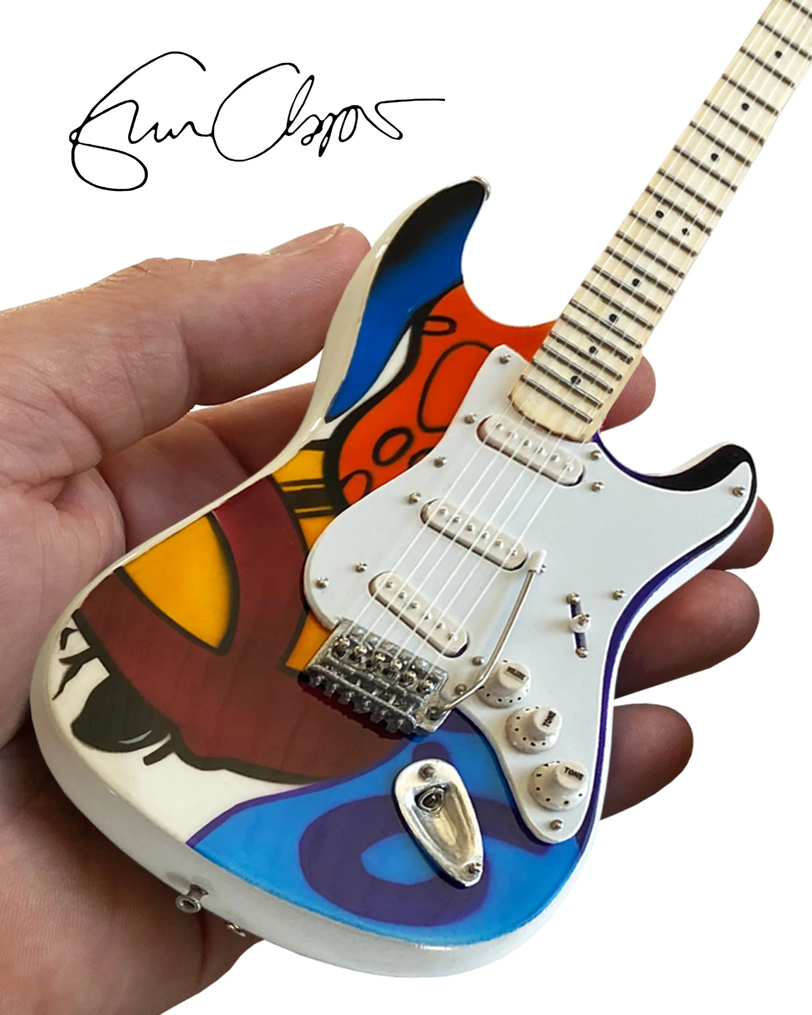 ERIC CLAPTON - CRASH 2 TRIBUTE - MINI GUITAR - Image 2
