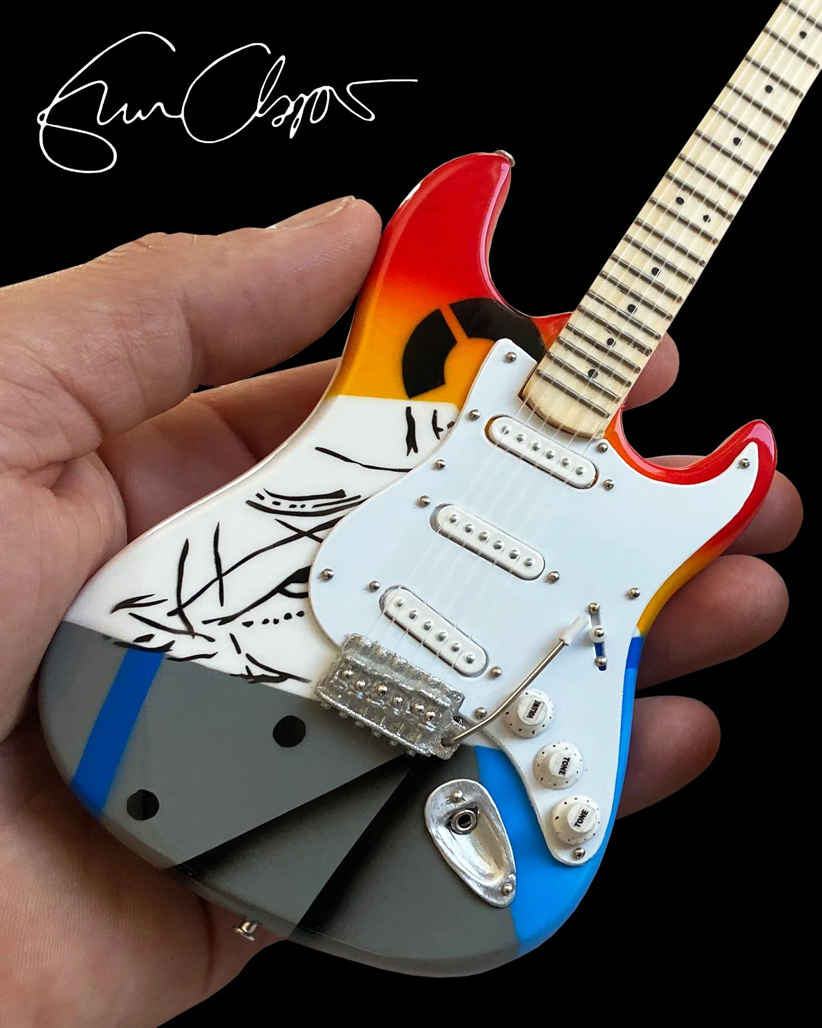 ERIC CLAPTON - CRASH ONE "OVER THE RAINBOW" - MINI GUITAR - Image 2