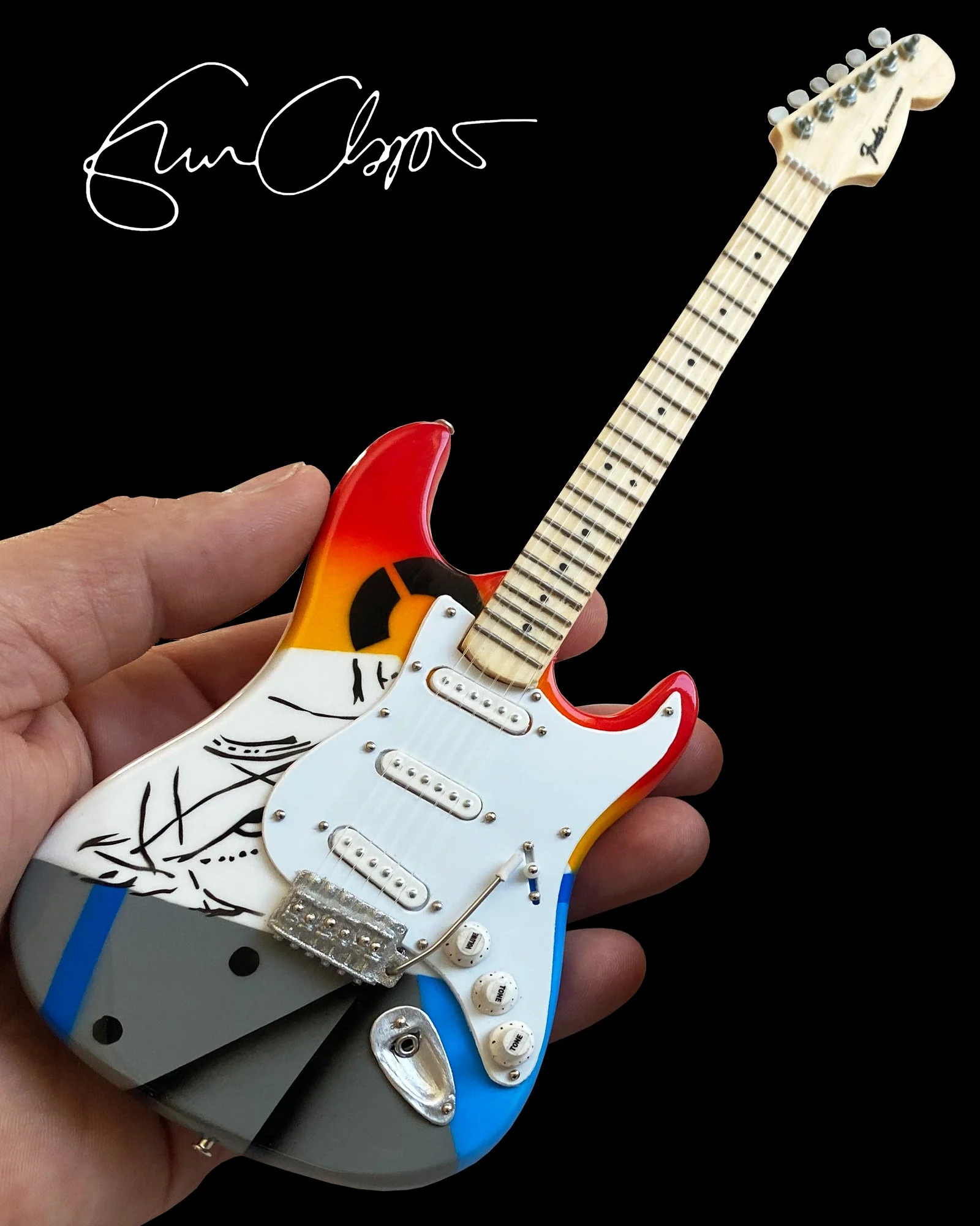 ERIC CLAPTON - CRASH ONE "OVER THE RAINBOW" - MINI GUITAR - Image 4