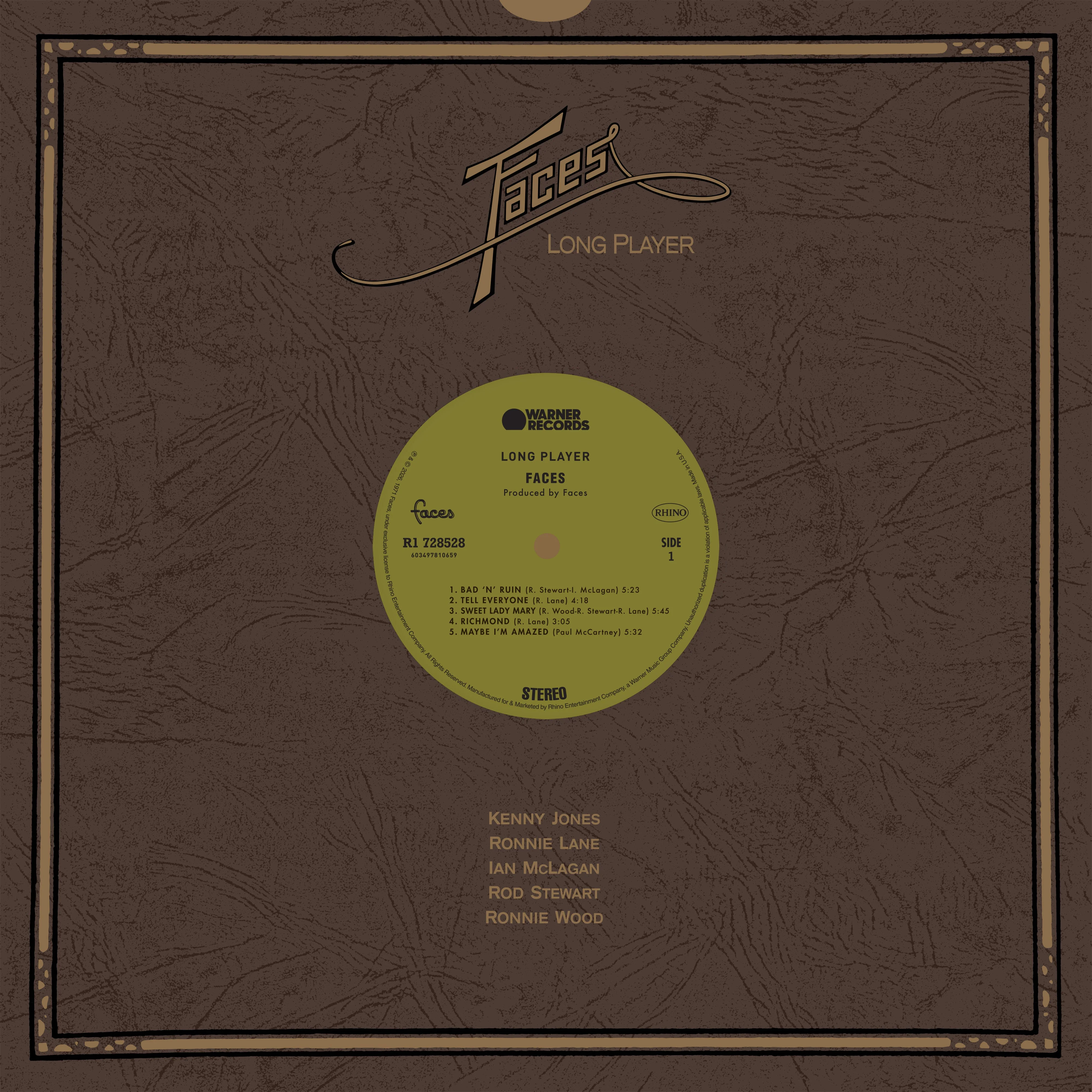 FACES - LONG PLAYER - VINYL LP