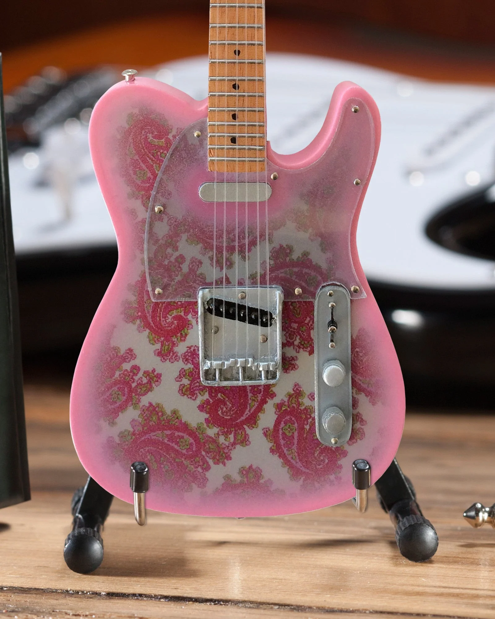 FENDER™ - PINK PAISLEY TELECASTER™ - MINI GUITAR - Image 3