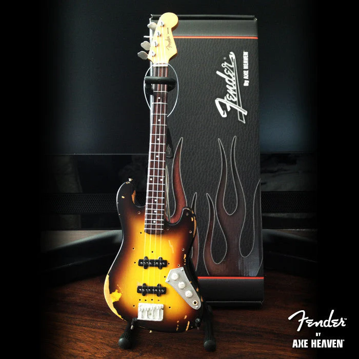 FENDER™ - SUNBURST JAZZ BASS™ CUSTOM SHOP - MINI GUITAR