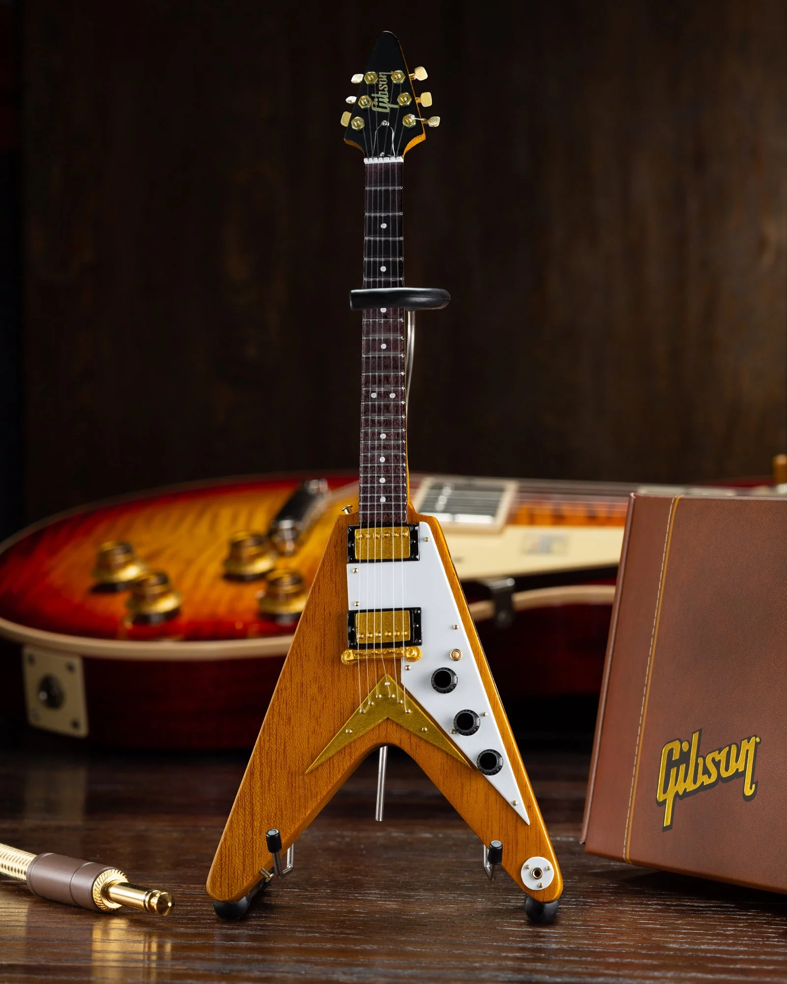 GIBSON - 1958 KORINA FLYING V - MINI GUITAR - Image 2