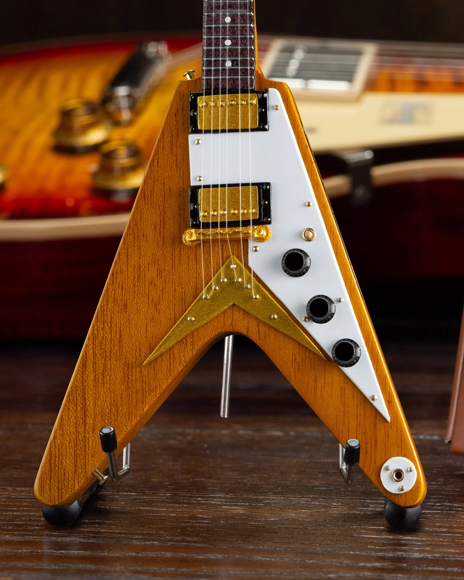 GIBSON - 1958 KORINA FLYING V - MINI GUITAR - Image 3