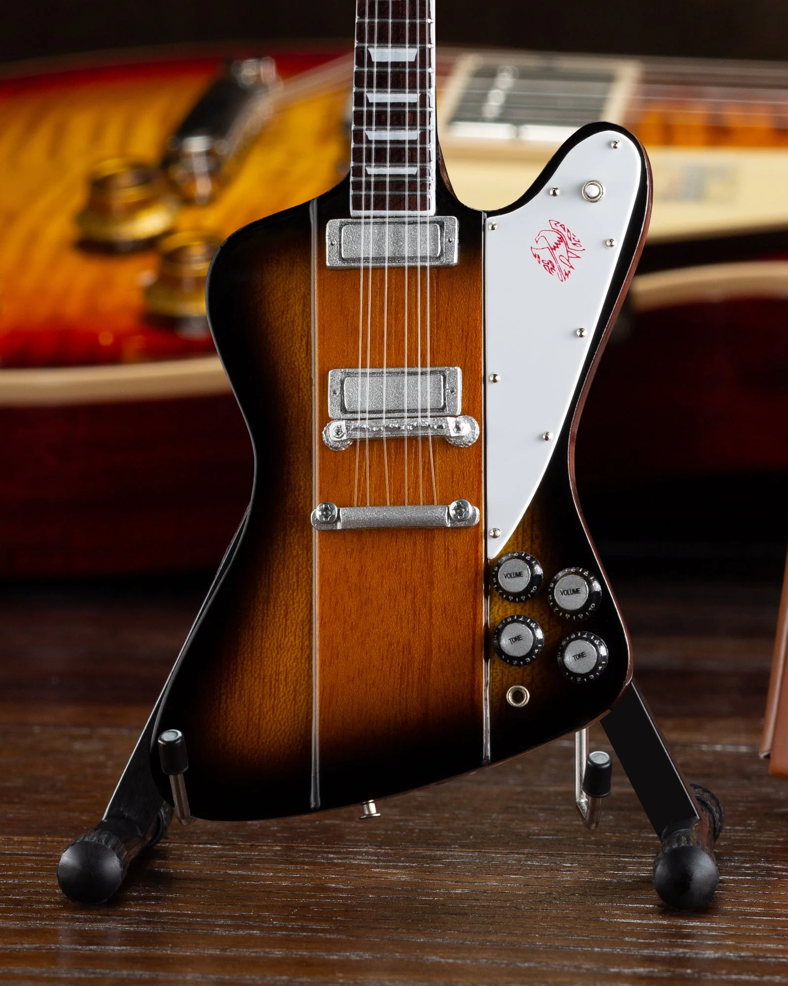 GIBSON - FIREBIRD V VINTAGE SUNBURST - MINI GUITAR - Image 3