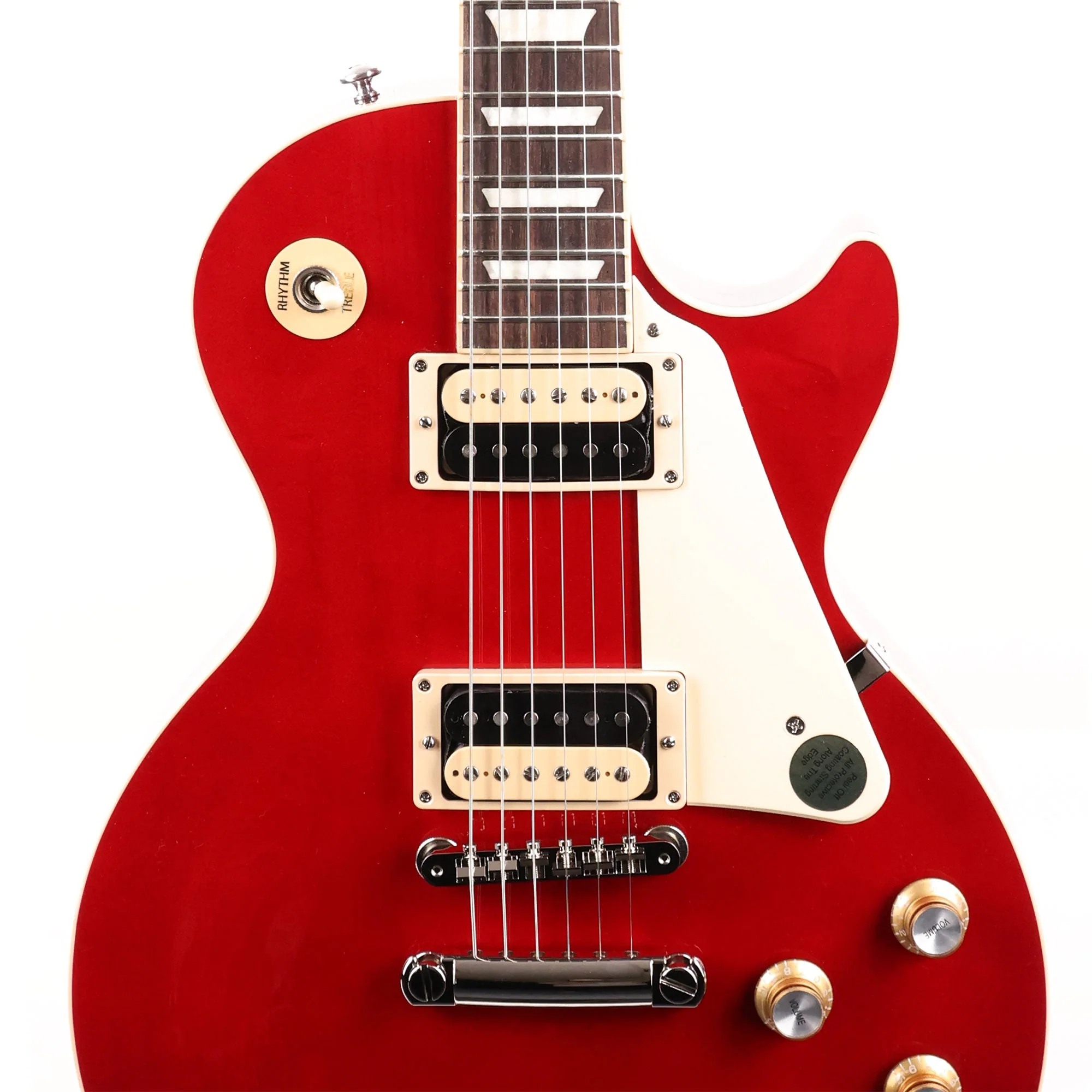 GIBSON - LES PAUL CLASSIC ELECTRIC GUITAR - TRANSLUCENT CHERRY - Image 5
