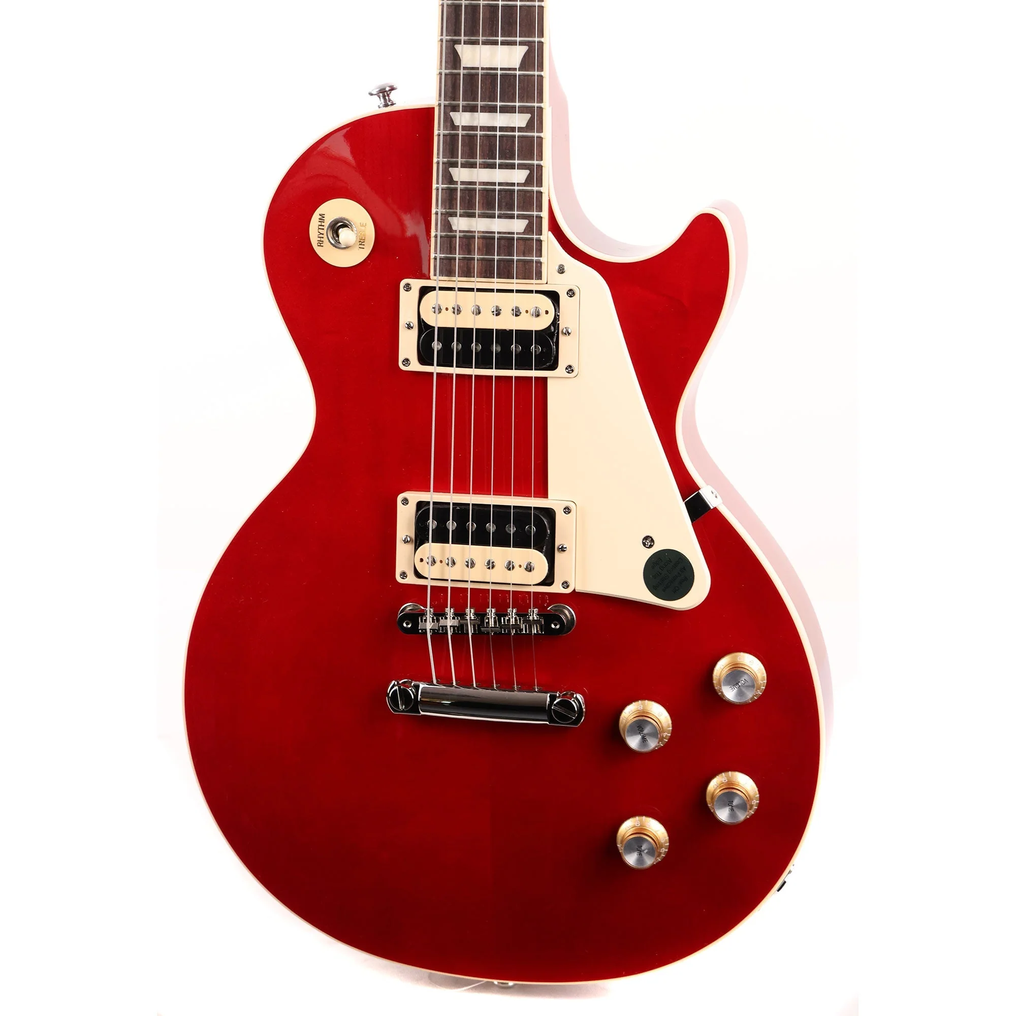 GIBSON - LES PAUL CLASSIC ELECTRIC GUITAR - TRANSLUCENT CHERRY - Image 6