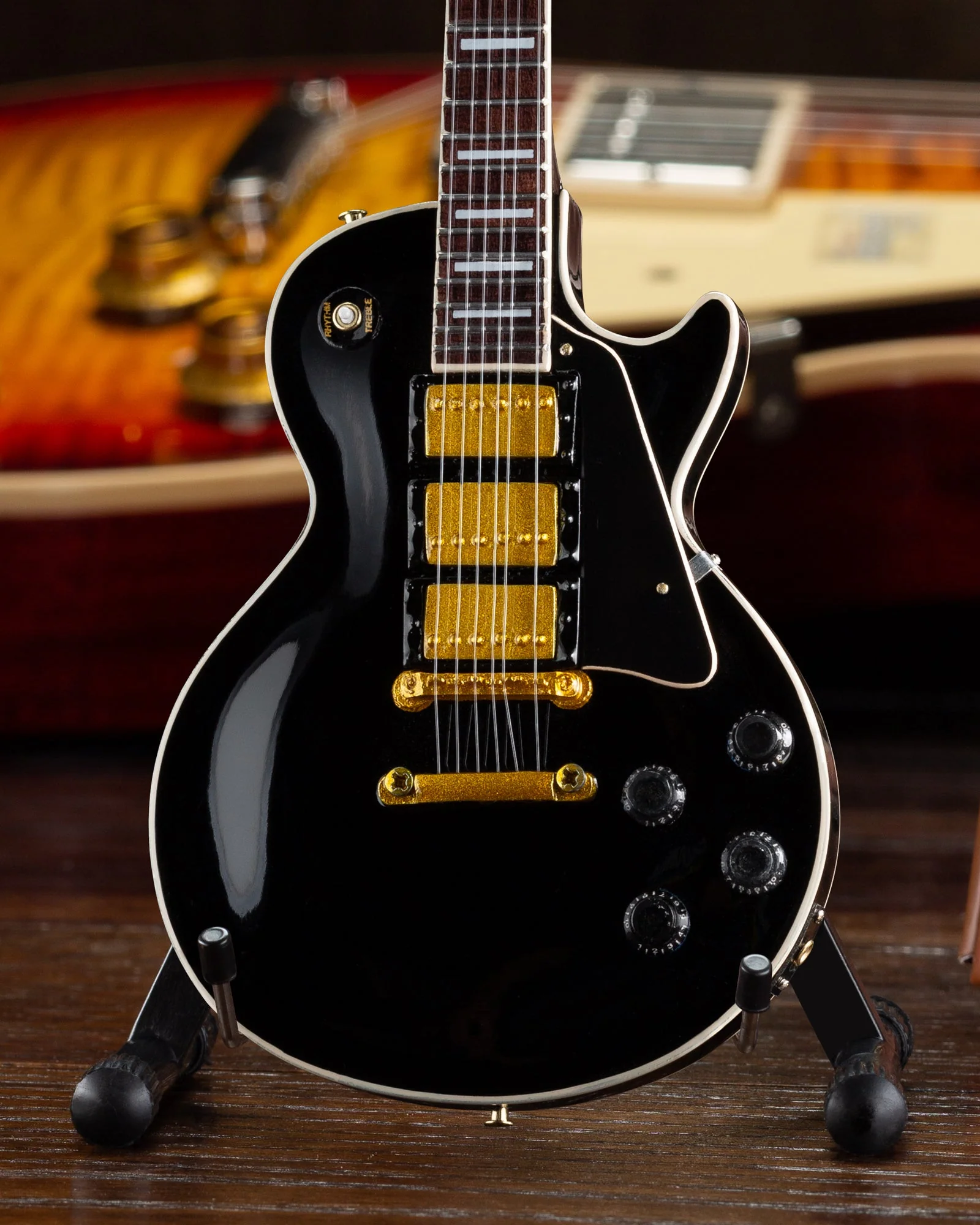 GIBSON - LES PAUL CUSTOM EBONY - MINI GUITAR - Image 3