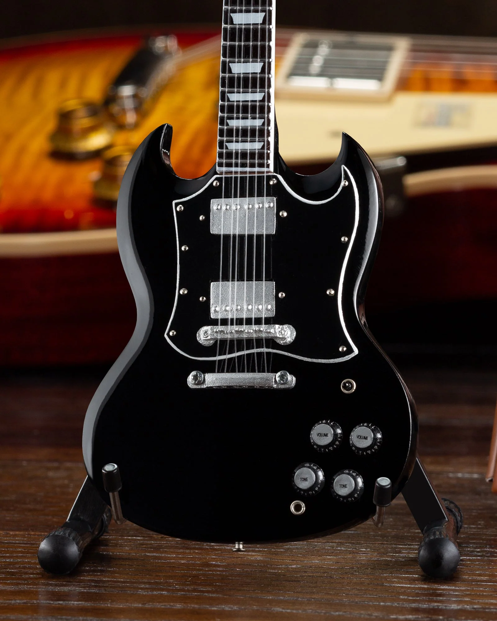 GIBSON - SG STANDARD EBONY - MINI GUITAR - Image 4