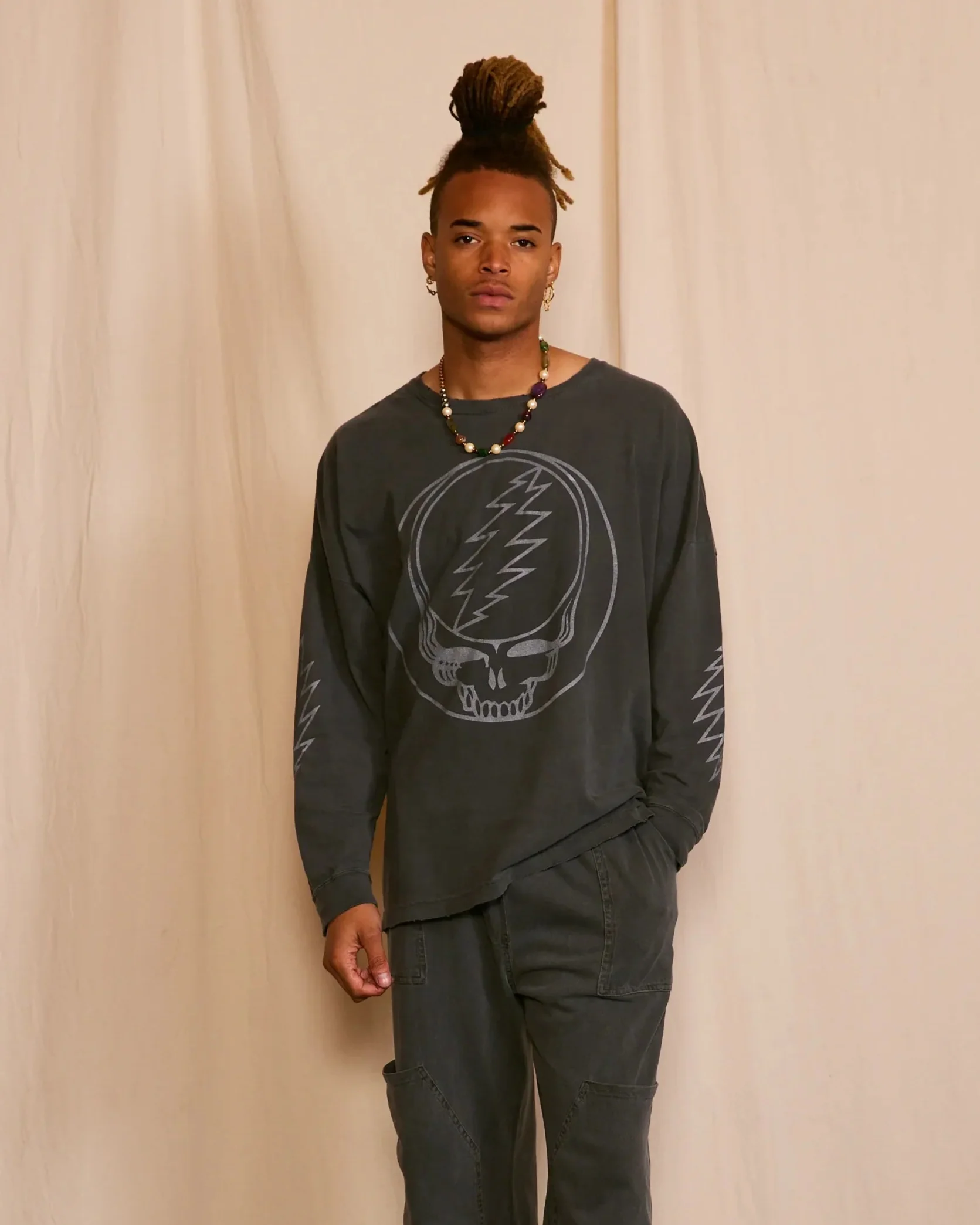 GRATEFUL DEAD - OUTLINER UNISEX LONG SLEEVE T-SHIRT - Image 3