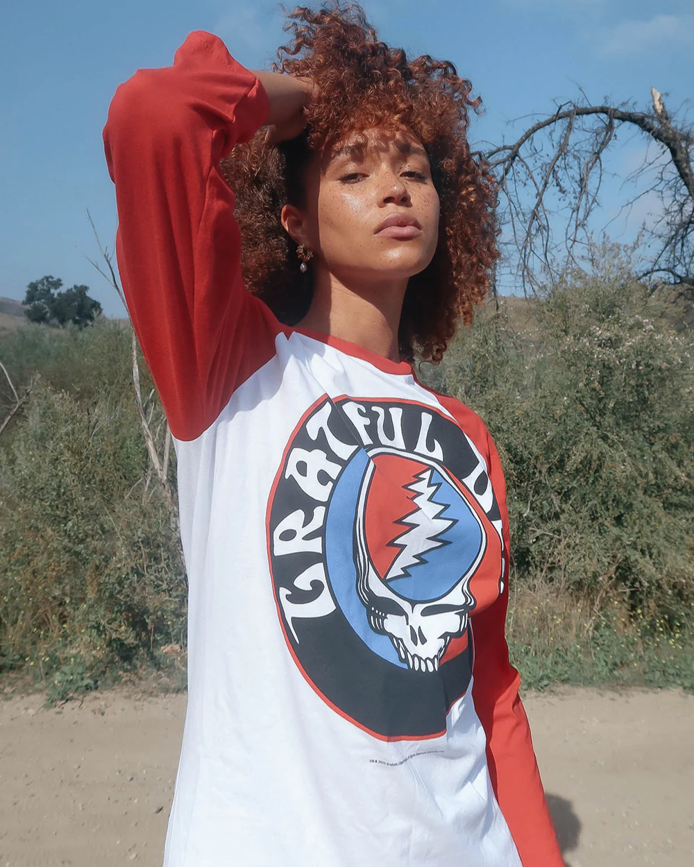 GRATEFUL DEAD - STEALIE BASEBALL T-SHIRT - Image 2