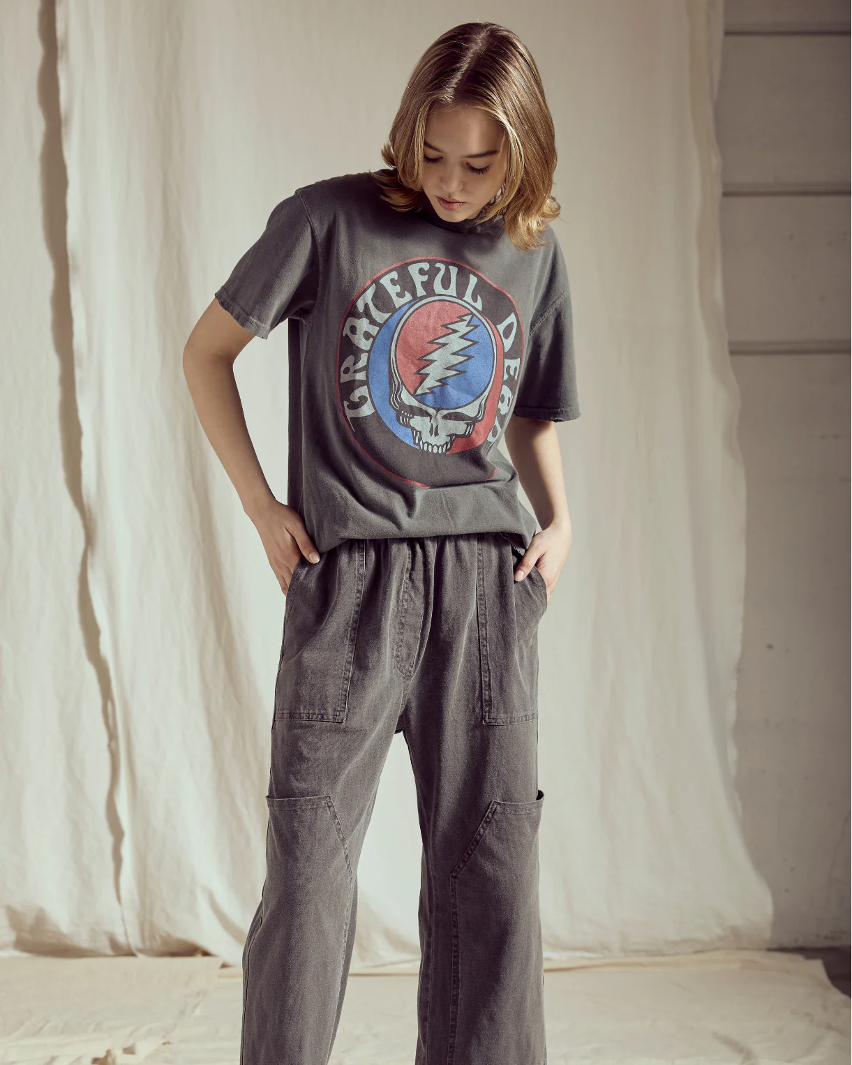 GRATEFUL DEAD - VINTAGE DISTRESSED T-SHIRT - Image 3