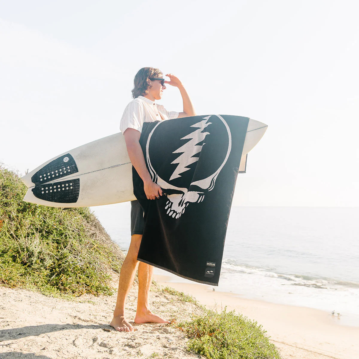 GRATEFUL DEAD x SLOWTIDE - GRATEFUL SHRED PREMIUM WOVEN TOWEL - Image 5