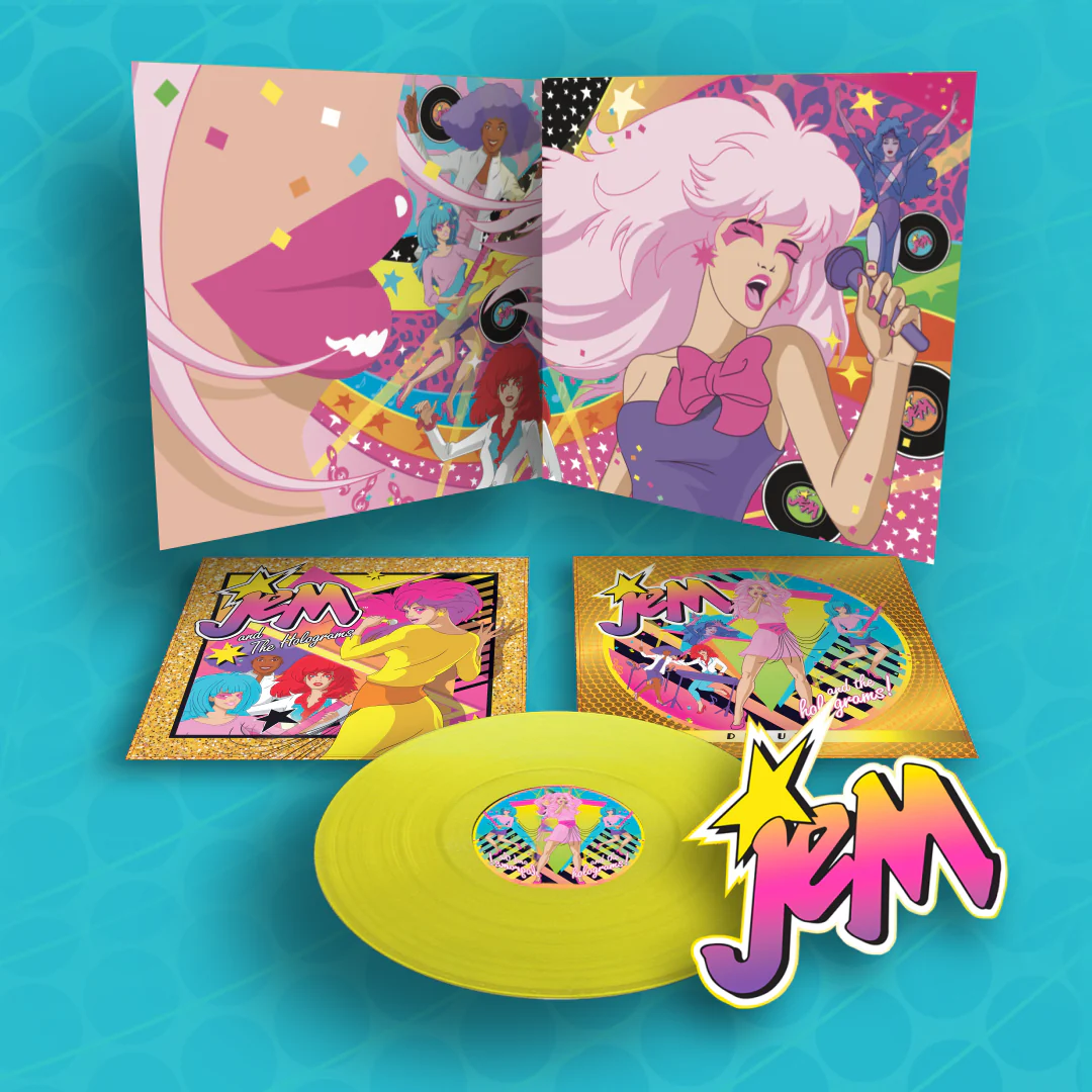 JEM AND THE HOLOGRAMS - JEM AND THE HOLOGRAMS - DELUXE EDITION - LEMONADE SPARKLE COLOR - VINYL LP