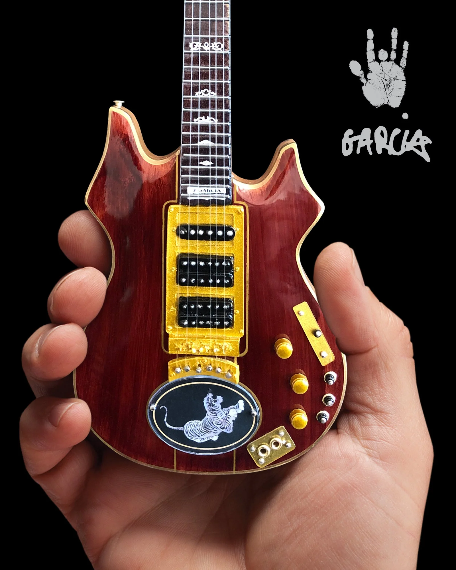 JERRY GARCIA™ - TIGER™ & ROSEBUD™ - SET OF 2 MINI GUITARS - Image 2