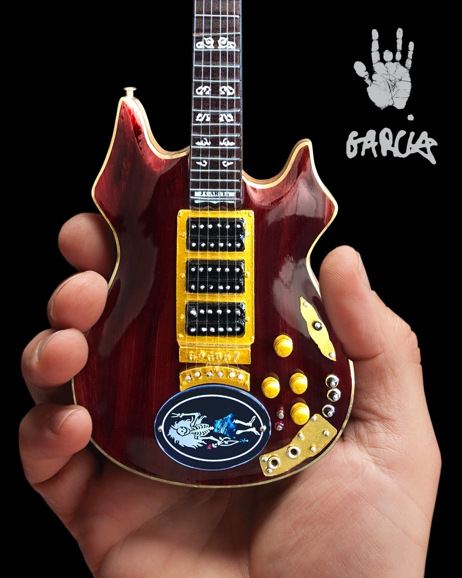 JERRY GARCIA™ - TIGER™ & ROSEBUD™ - SET OF 2 MINI GUITARS - Image 6