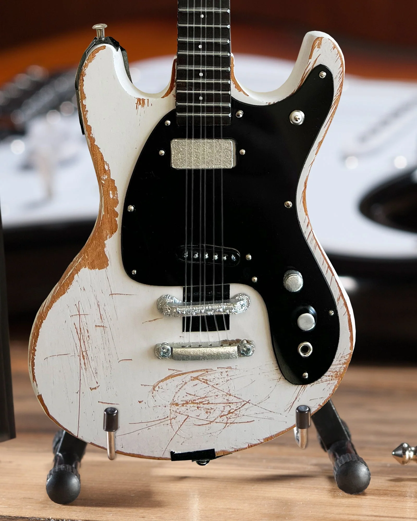 JOHNNY RAMONE - SIGNATURE 1965 MOSRITE VENTURES 2 - MINI GUITAR - Image 7