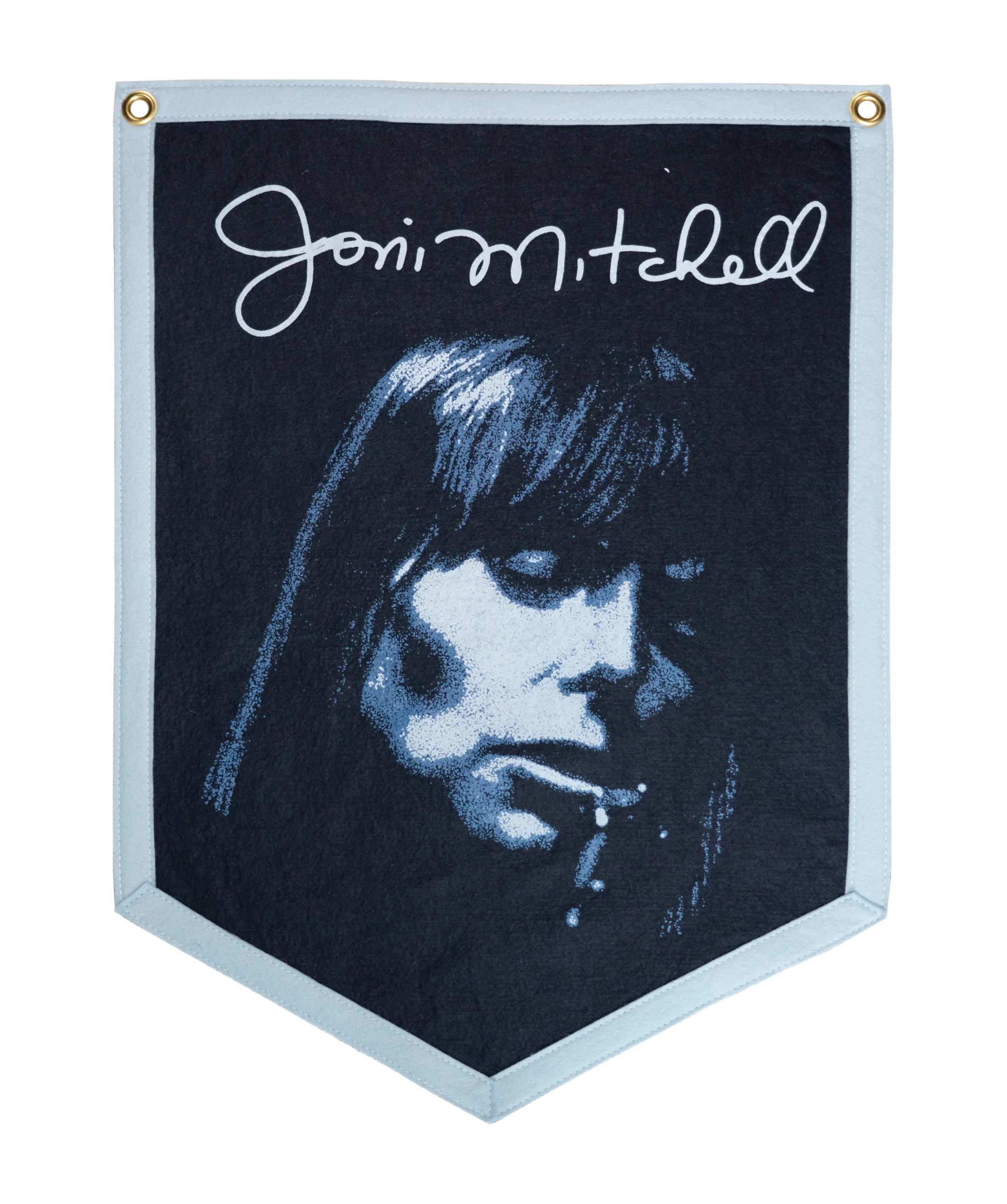 JONI MITCHELL - BLUE ALBUM COVER CAMP FLAG