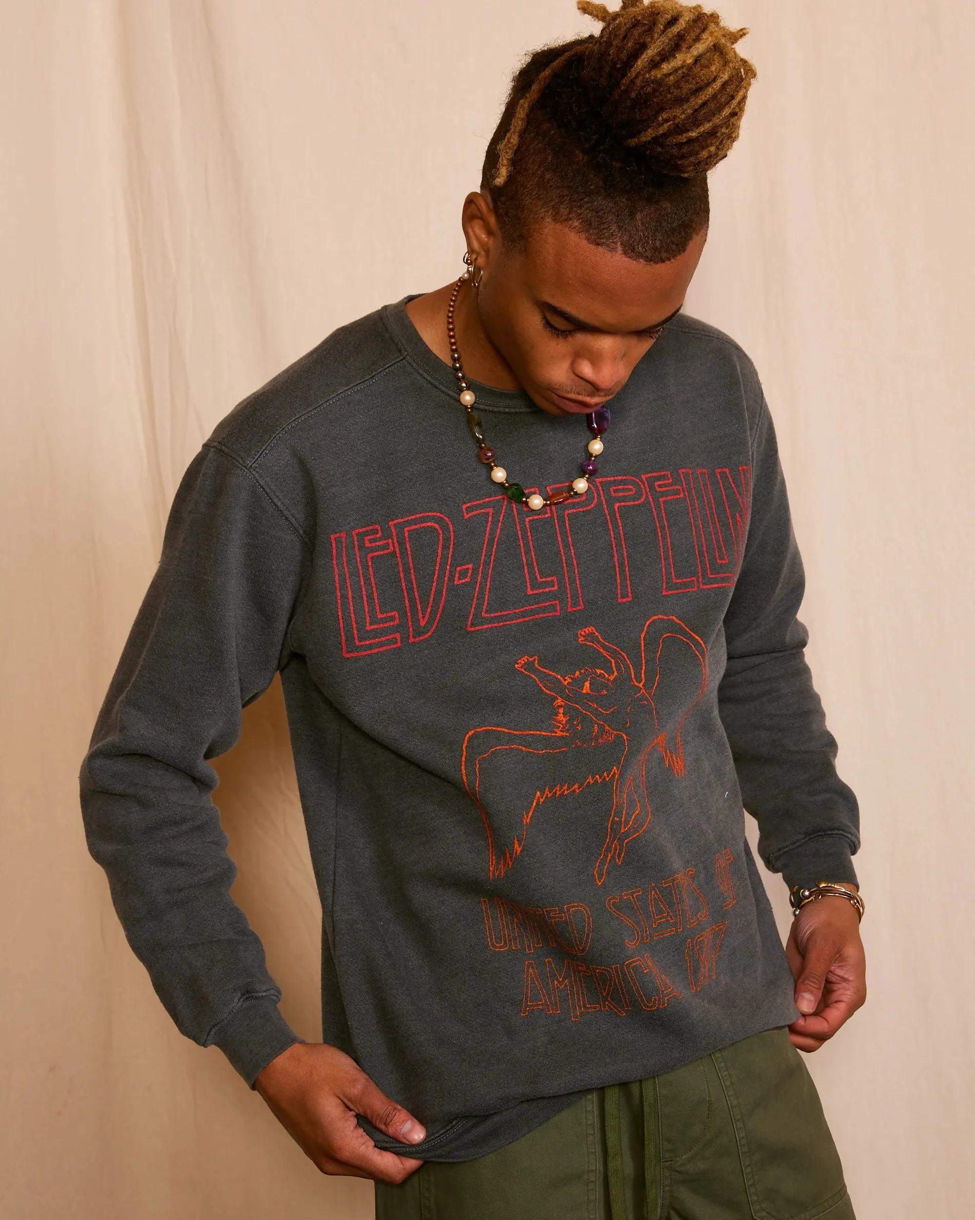 LED ZEPPELIN - USA 1977 UNISEX SWEATSHIRT - Image 3