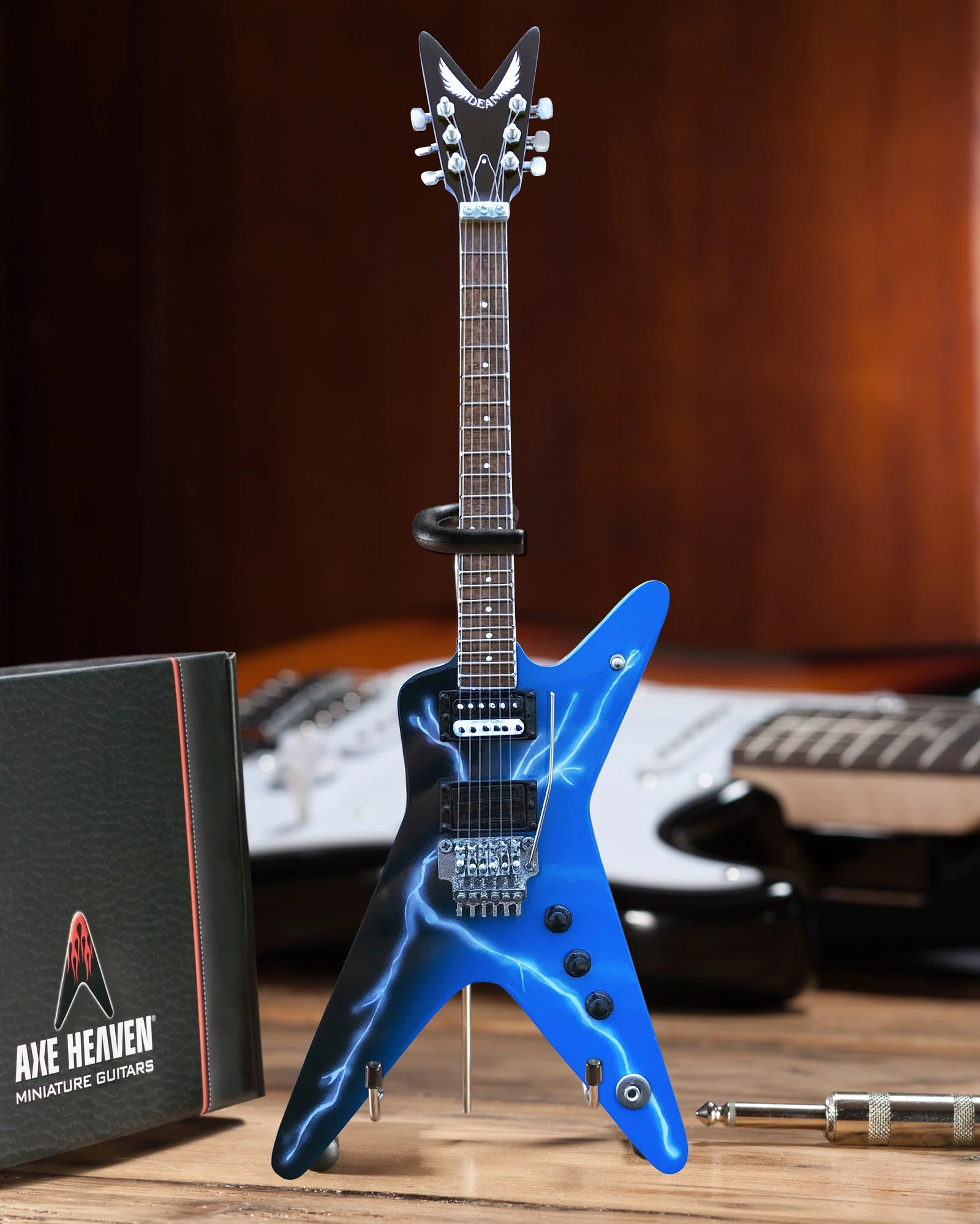 DEAN DIMEBAG DARRELL - FROM HELL LIGHTNING BOLT - MINI GUITAR - Image 2