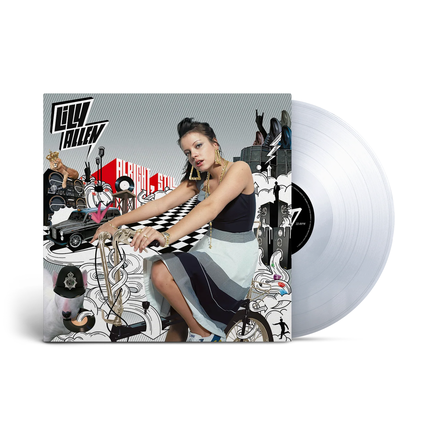 LILY ALLEN - ALRIGHT, STILL - LIMITED EDITION - CLEAR COLOR - VINYL LP