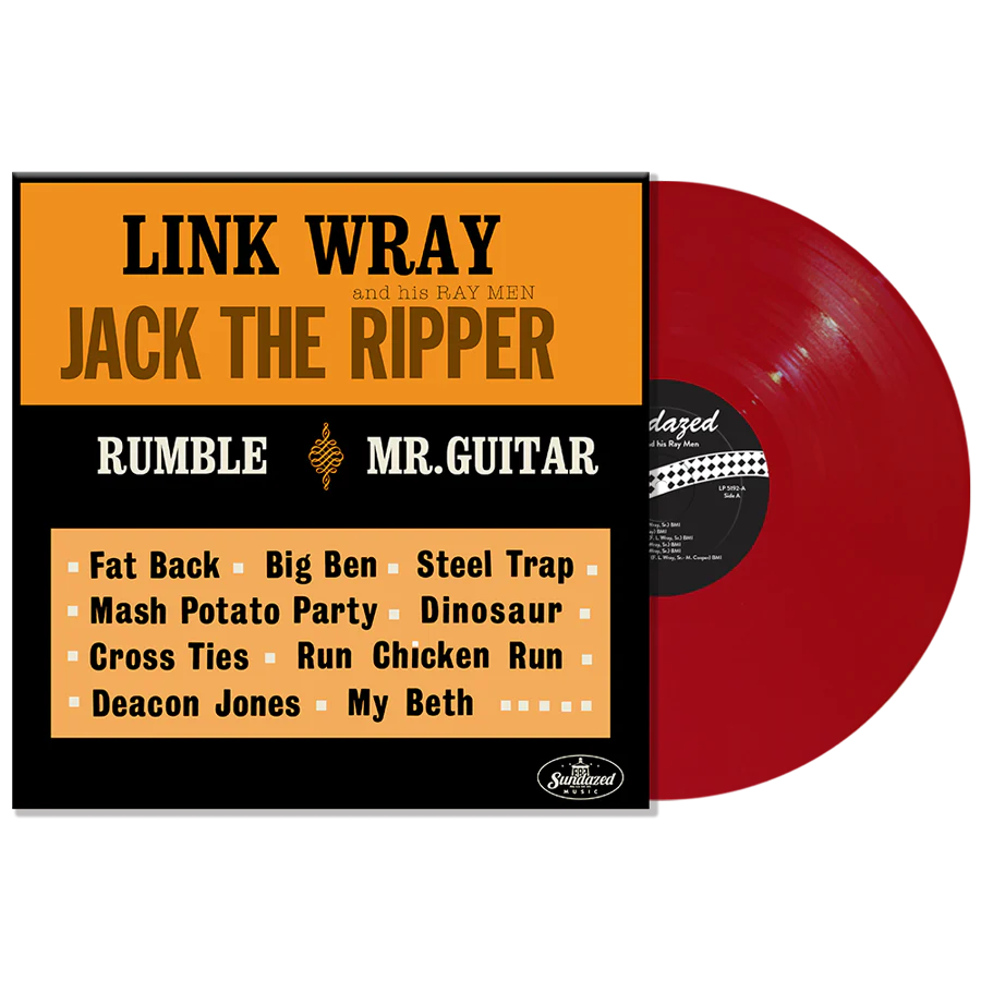 LINK WRAY AND HIS RAY MEN - JACK THE RIPPER - RED COLOR - VINYL LP
