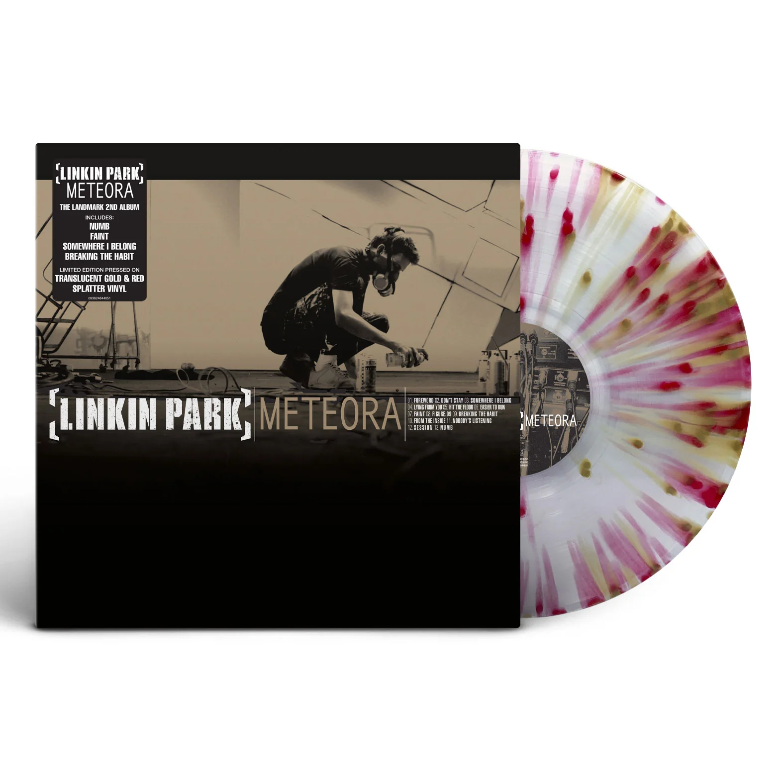 LINKIN PARK - METEORA - LIMITED EDITION - SPLATTER COLOR - VINYL LP
