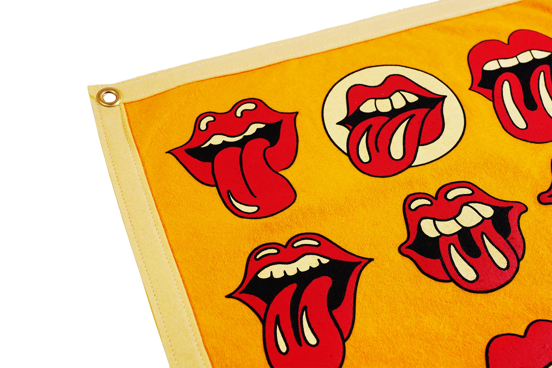 THE ROLLING STONES x OXFORD PENNANT - LIPS CAMP FLAG - Image 4
