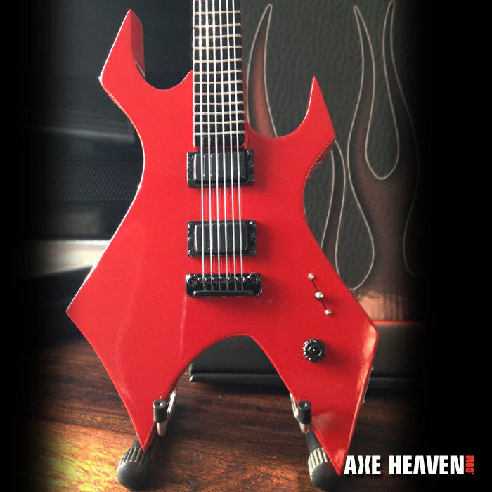 SLIPKNOT - MICK THOMPSON - SIGNATURE RED WARLOCK - MINI GUITAR - Image 2