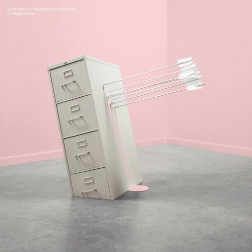 MODEST MOUSE - GOOD NEWS FOR PEOPLE WHO HATE BAD NEWS - DELUXE 20TH ANNIVERSARY EDITION - BABY PINK & SPRING GREEN COLOR - 2-LP - VINYL LP