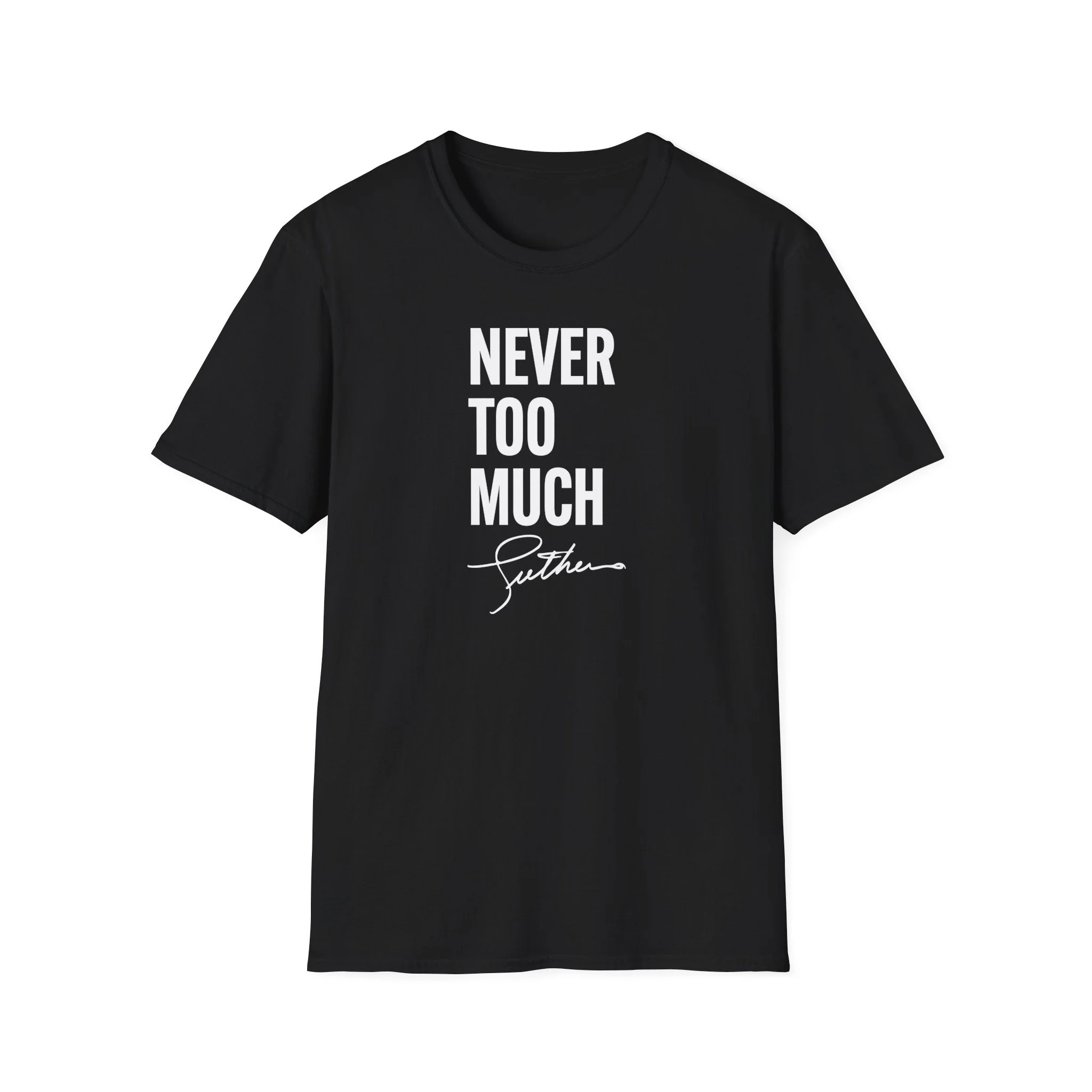 LUTHER VANDROSS - NEVER TOO MUCH UNISEX TEE - Image 5