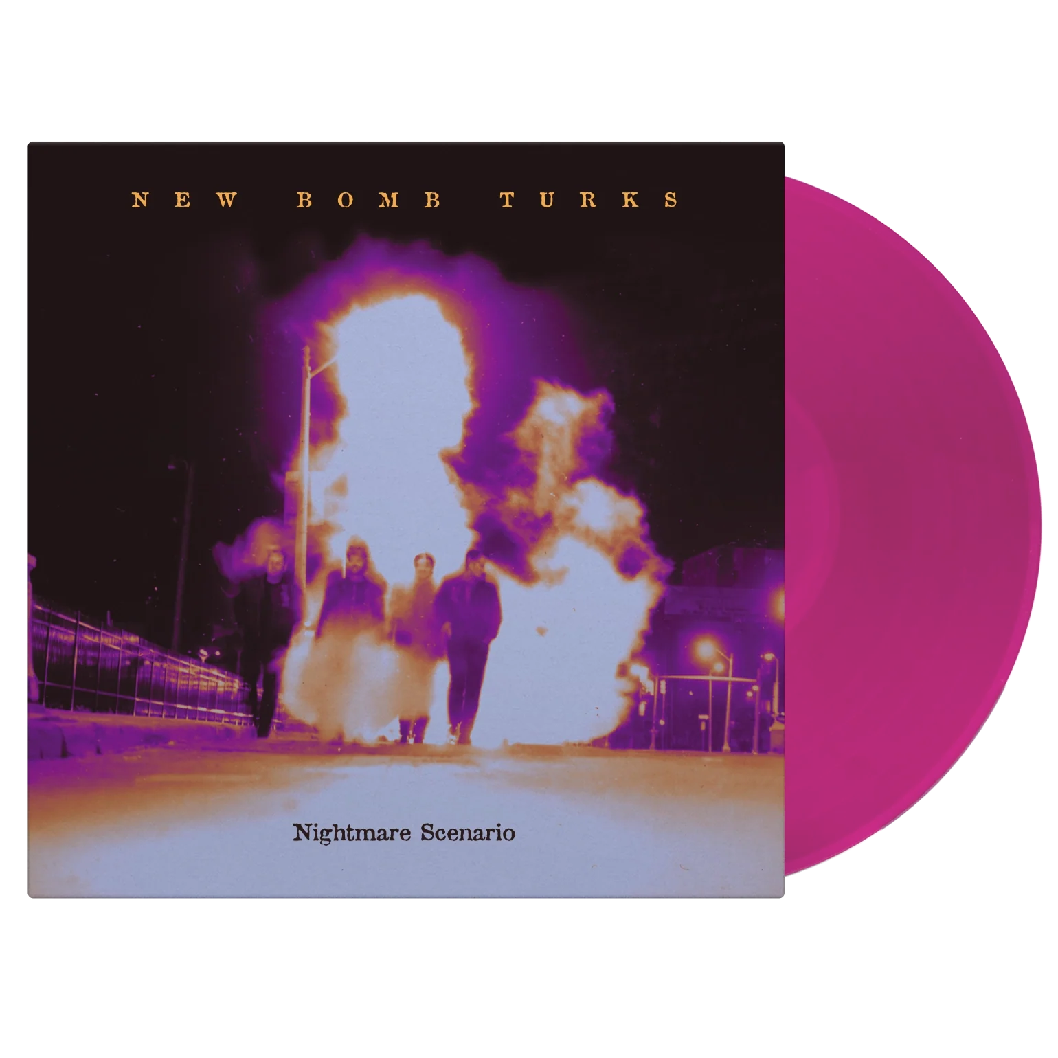 NEW BOMB TURKS - NIGHTMARE SCENARIO - TRANSLUCENT VIOLET COLOR - VINYL LP