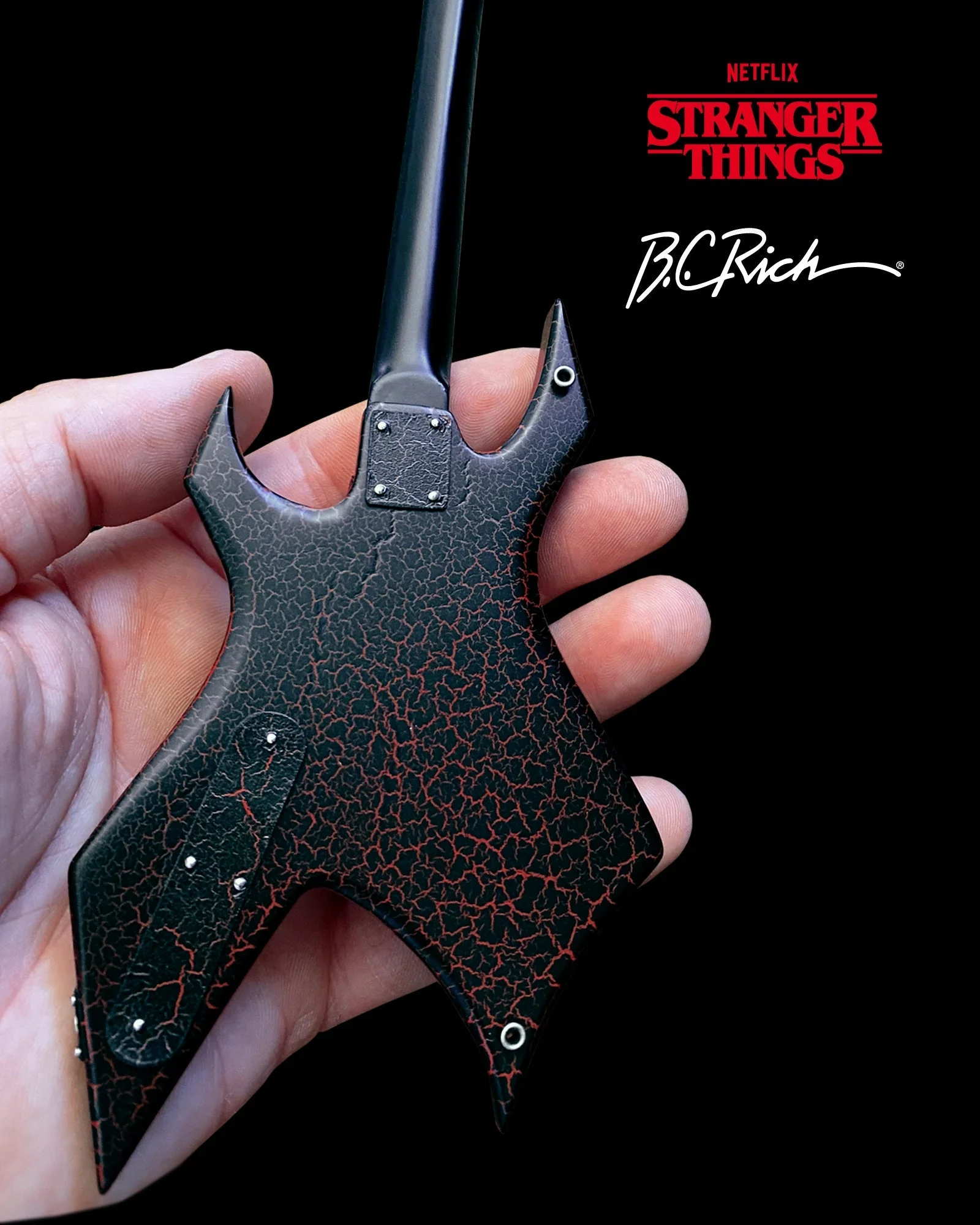 STRANGER THINGS® - EDDIE'S GUITAR B.C. RICH® NJ WARLOCK® - MINI GUITAR - Image 5