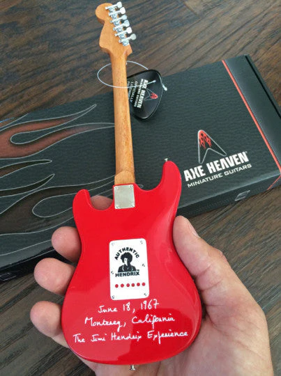 JIMI HENDRIX - FENDER™ STRAT™ MONTEREY - MINI GUITAR - Image 5