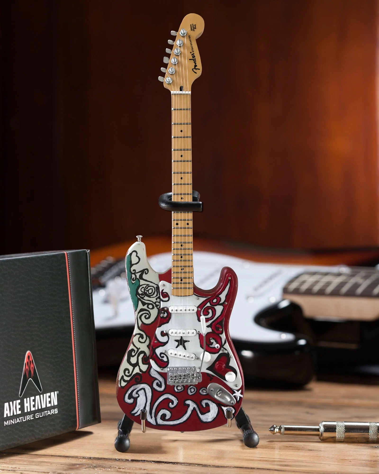 JIMI HENDRIX - FENDER™ STRAT™ SAVILLE - MINI GUITAR - Image 4