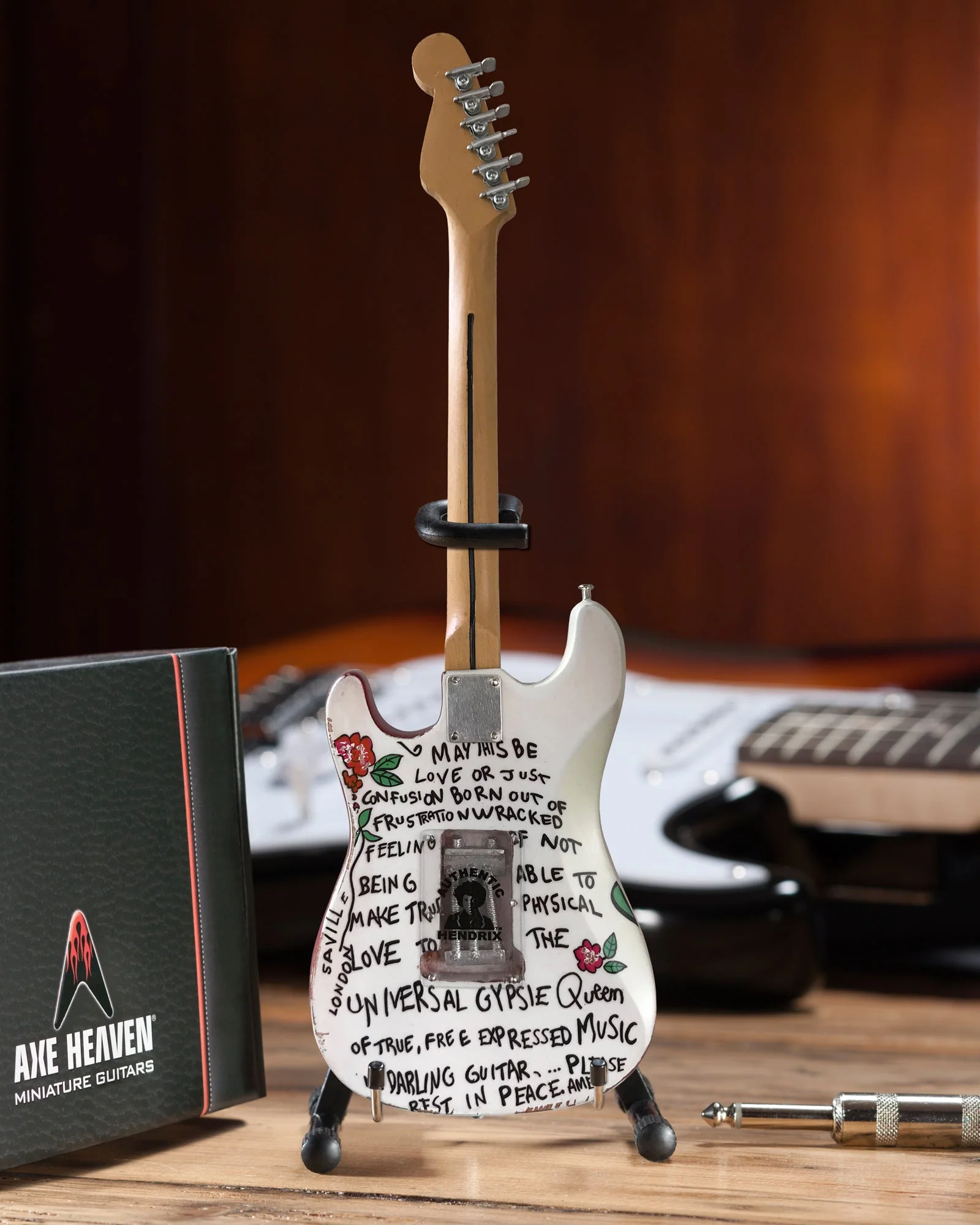 JIMI HENDRIX - FENDER™ STRAT™ SAVILLE - MINI GUITAR - Image 6