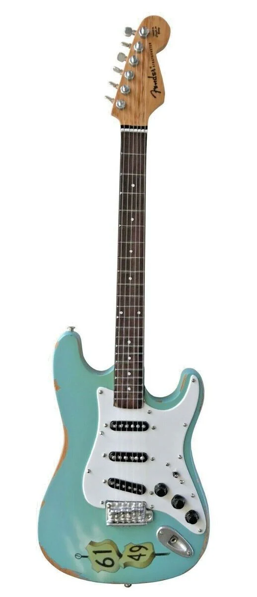 KENNY WAYNE - FENDER™ STRAT™ CROSSROADS BLUE - MINI GUITAR