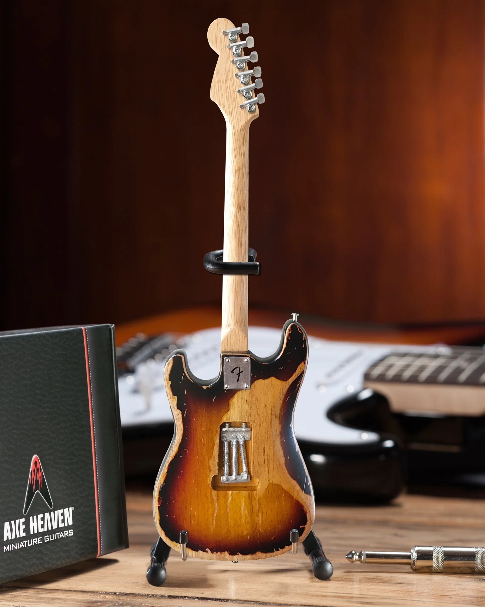 KENNY WAYNE SHEPHERD - FENDER™ STRAT™ VINTAGE 1961 SUNBURST - MINI GUITAR - Image 4