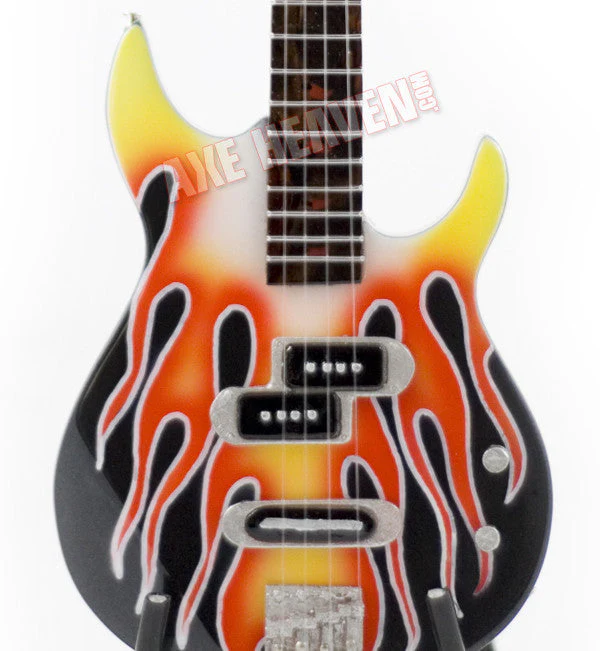 MICHAEL ANTHONY - BB3000MA YAMAHA FLAME - MINI BASS GUITAR - Image 2