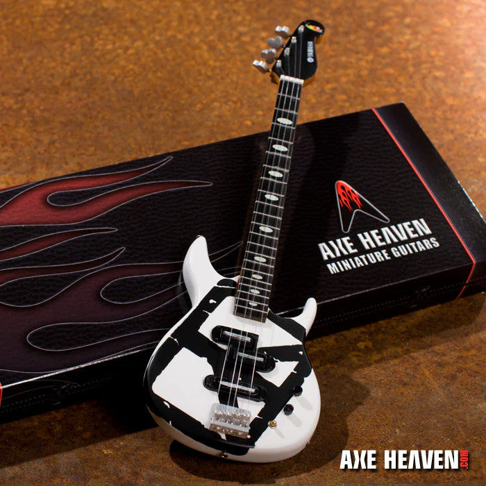 MICHAEL ANTHONY - WHITE CHICKENFOOT - MINI BASS GUITAR - Image 4