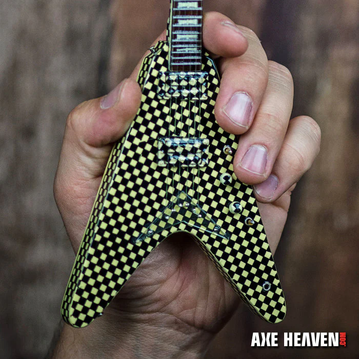 RICK NIELSEN™ - CHECKERED V - MINI GUITAR - Image 2