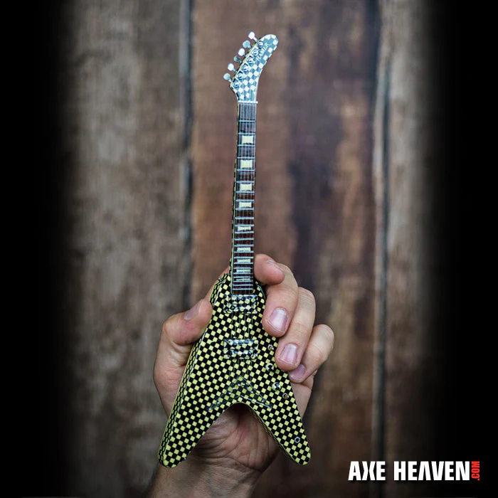 RICK NIELSEN™ - CHECKERED V - MINI GUITAR - Image 3