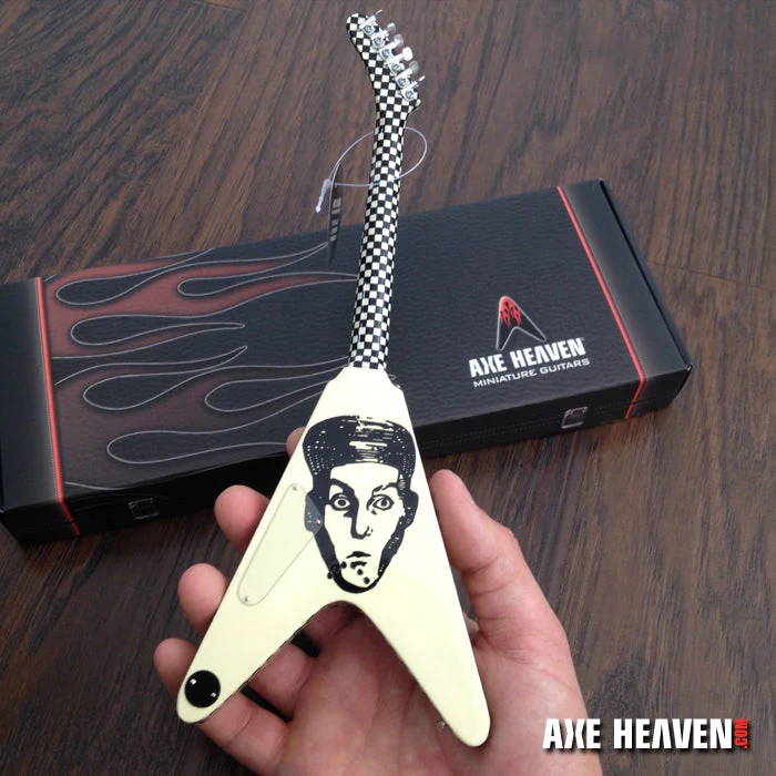 RICK NIELSEN™ - CHECKERED V - MINI GUITAR - Image 4