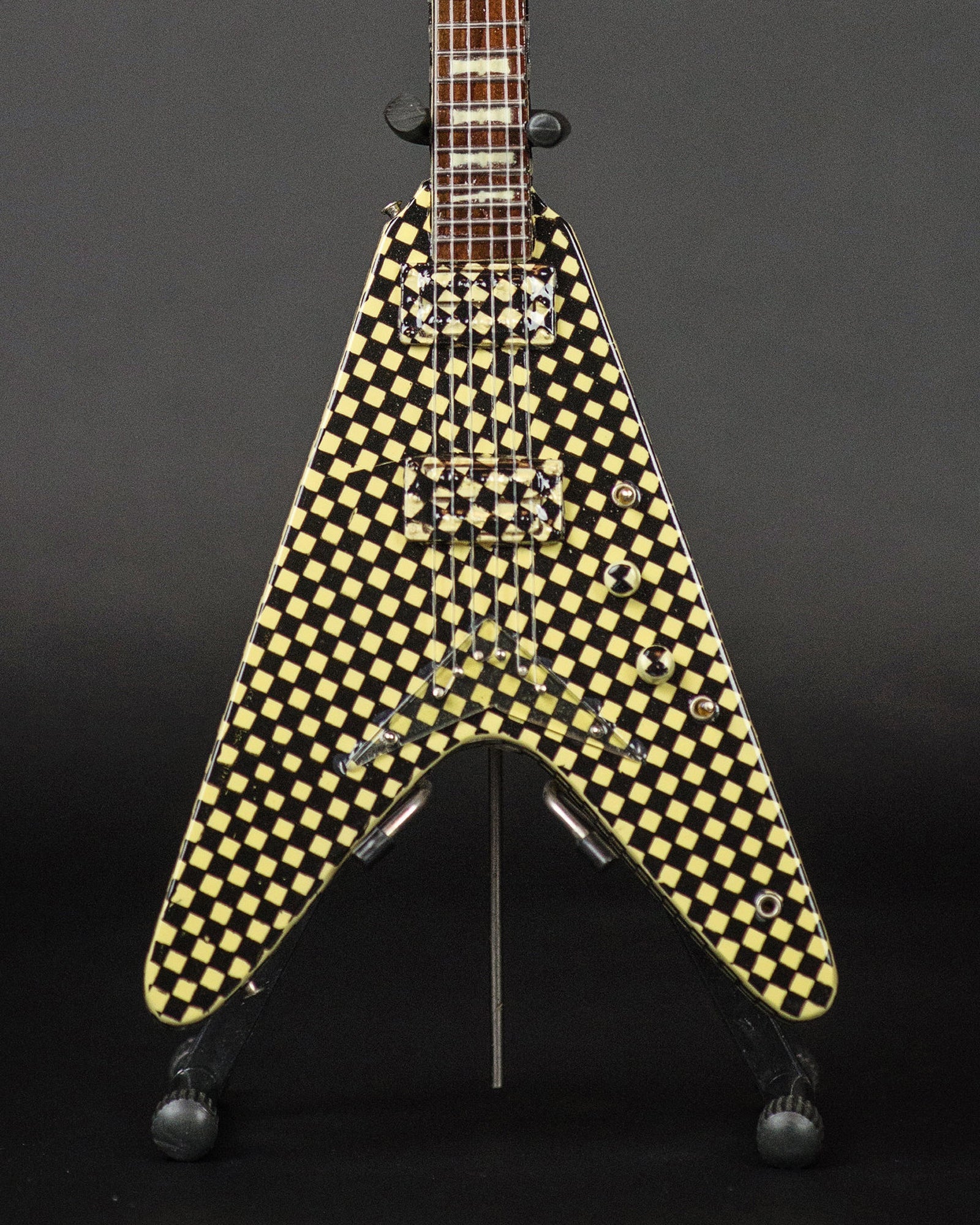 RICK NIELSEN™ - CHECKERED V - MINI GUITAR - Image 5