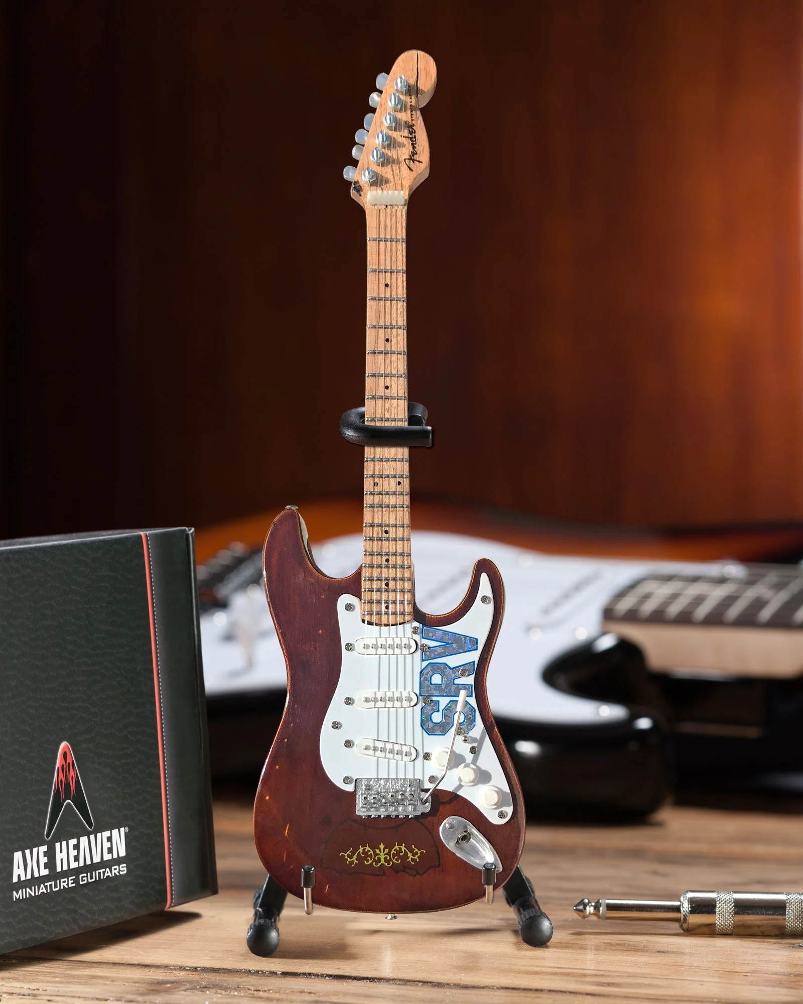 STEVIE RAY VAUGHAN - FENDER™ STRAT™ SIGNATURE SRV LENNY - MINI GUITAR - Image 2