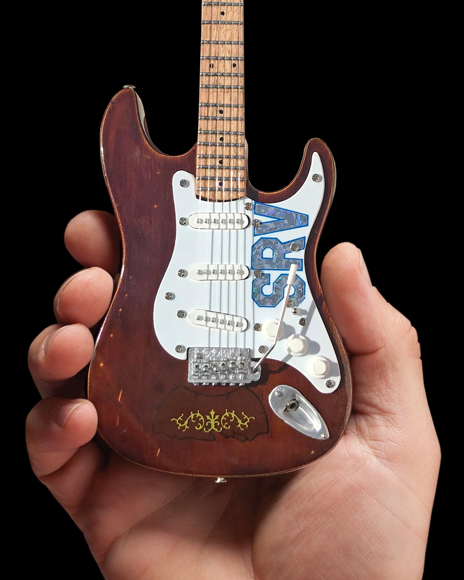 STEVIE RAY VAUGHAN - FENDER™ STRAT™ SIGNATURE SRV LENNY - MINI GUITAR - Image 5