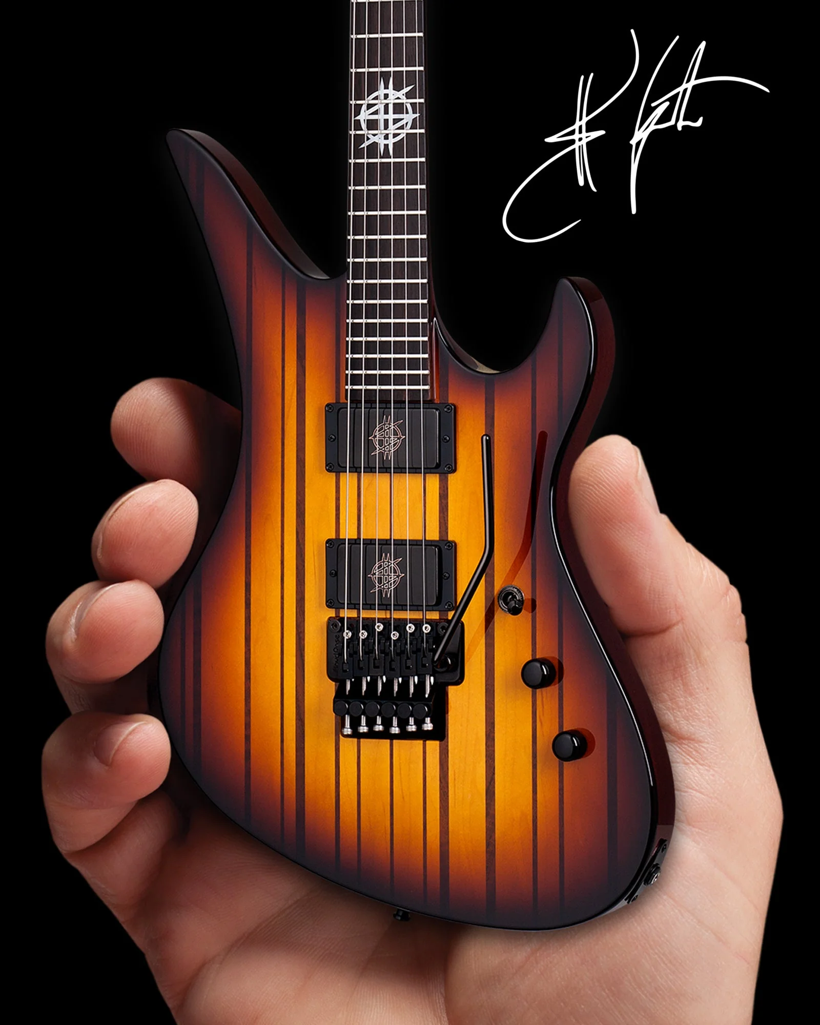 AVENGED SEVENFOLD - SYNYSTER GATES - FR USA SIGNATURE SCHECTER - MINI GUITAR - Image 2
