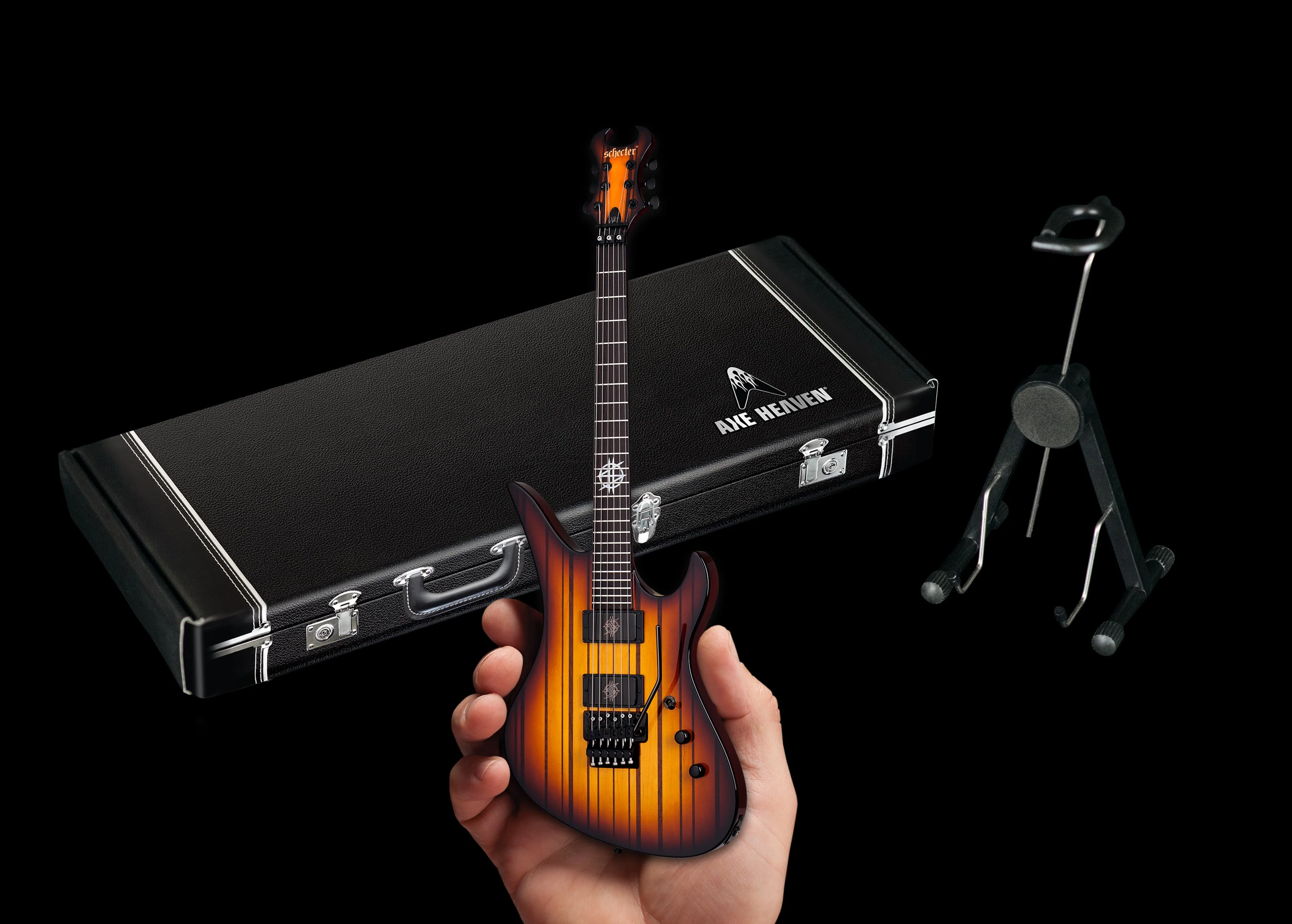 AVENGED SEVENFOLD - SYNYSTER GATES - FR USA SIGNATURE SCHECTER - MINI GUITAR - Image 4