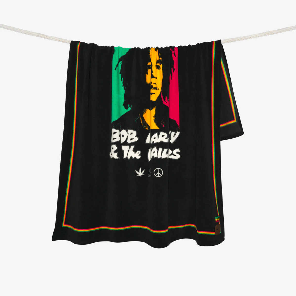 BOB MARLEY x SLOWTIDE - ONE LOVE POLAR FLEECE THROW BLANKET - Image 7